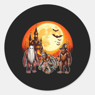 Adesivo Três Bigfoots Horror Boo Ghost Witch Mu