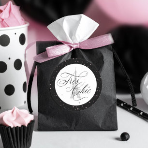 Adesivo Très Chic Paris, Bolinhas ID1162