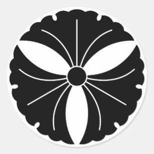 Adesivo Três folhas da nogueira-do-Japão