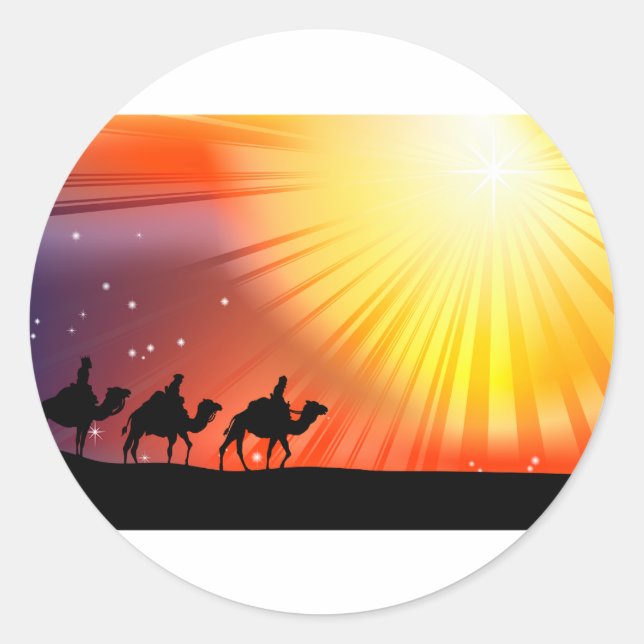 Adesivo Três Homens Sábios (Frente)