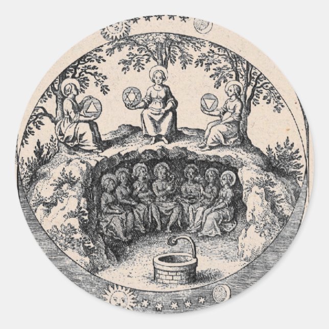 Adesivo Três Irmãs da Alquimia (Frente)