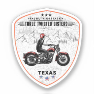 Adesivo Três irmãs retorcidas, tx 335,tx 336,tx 337 road