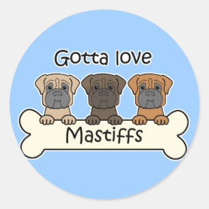 Adesivo Três Mastiffs