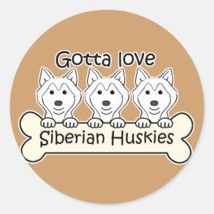 Adesivo Três roucos Siberian