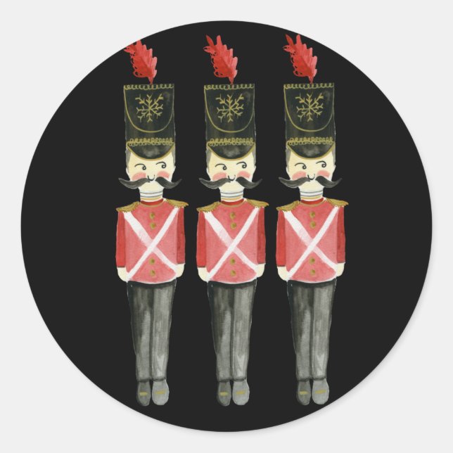 Adesivo Três salgadinhos de Natal (Frente)