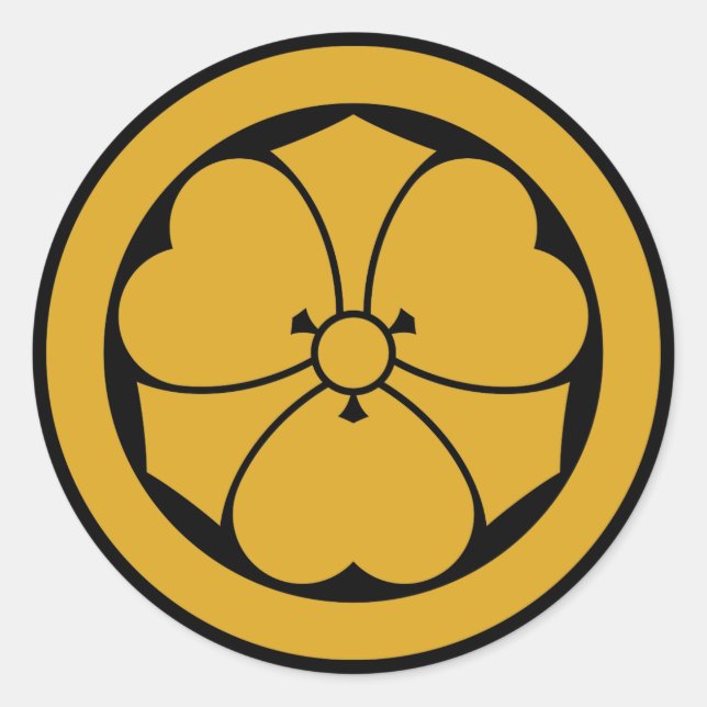 Adesivo Trevo-azedo com espadas em círculo 1 (Frente)