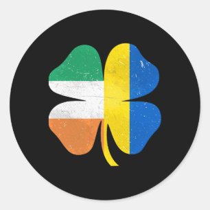 Adesivo Trevo Britânico Irlandês Ucrânia Irlanda St. Patri