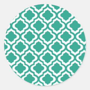 Adesivo Trevo marroquino de Quatrefoil da treliça da