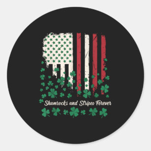 Adesivo Trevos e Listras para Sempre - Irlandês-Americano