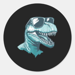 Adesivo Trex Dinossaur Dino Vestindo Esgostos Engraçado