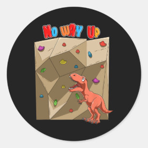 Adesivo Trex engraçado de escalada e bouldering