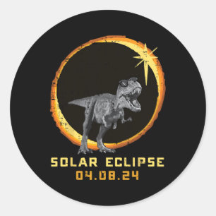 Adesivo Trex Total Solar Eclipse 2024 Abril 8 Toddler Boys