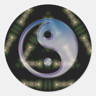 Adesivo Triad Yin Yang - Símbolismo Sticker