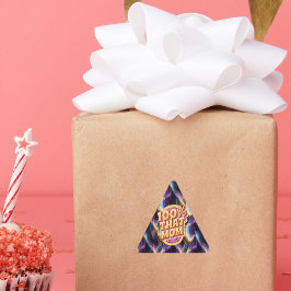 Adesivo Triangular 100% Do Padrão De Abstrato Mãe