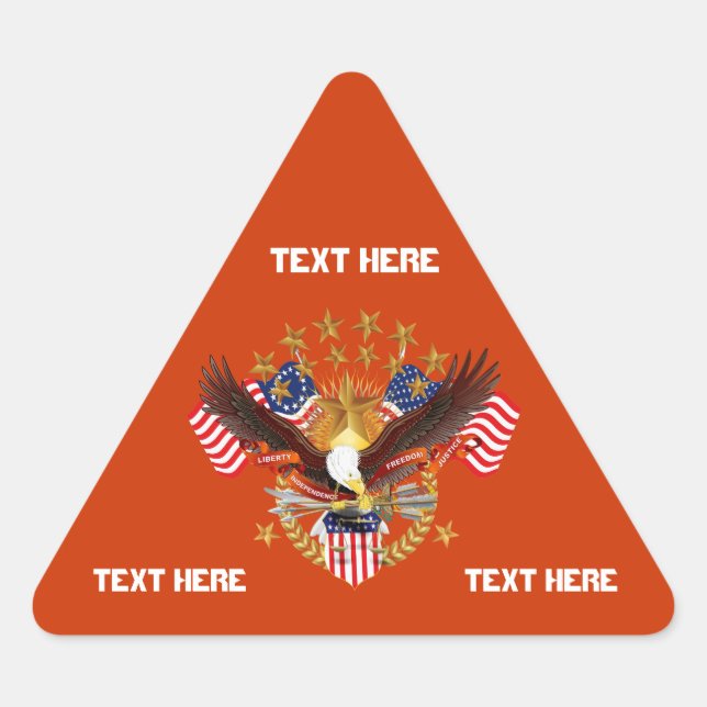 Adesivo Triangular A América não se esquece do triângulo, apenas veja (Frente)