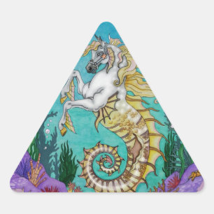 Adesivo Triangular Abaixo de WaterHorse