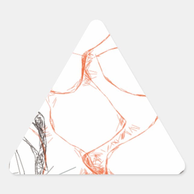 Adesivo Triangular abstrato art 00010 (Frente)