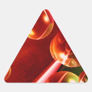 Adesivo Triangular Abstrato de Contemporâneo por Serdar Hizli