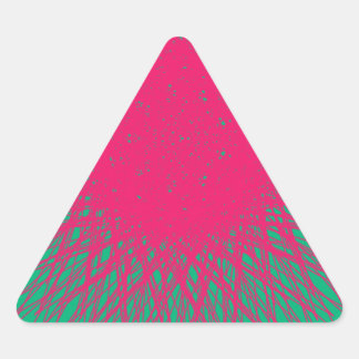 Adesivo Triangular abstrato rosa