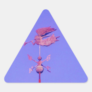 Adesivo Triangular ALETA de TEMPO de SOPRO do CHIFRE do anjo