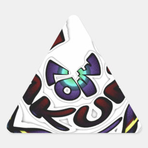 Adesivo Triangular Ame Hakuna Matata adoráveis presentes