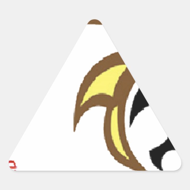 Adesivo Triangular Ano do Cavalo - 2014, Zodíaco Chinês (Frente)