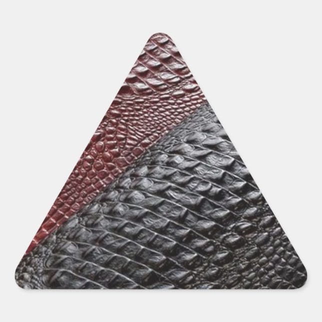 Adesivo Triangular aparência de cobra (Frente)