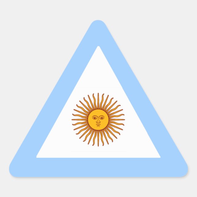 ADESIVO TRIANGULAR ARGENTINA (Frente)