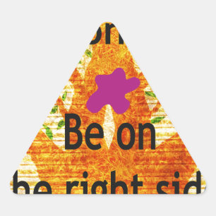 Adesivo Triangular Arrastada na Perspectiva da Vintagem Baobab