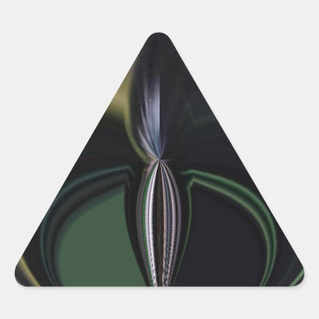 Adesivo Triangular Aurora: Caleidoscópio Cósmico (Frente)