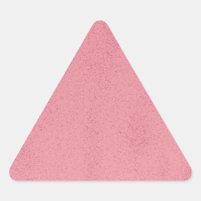 Adesivo Triangular Bagunça Rosa Quente (Frente)