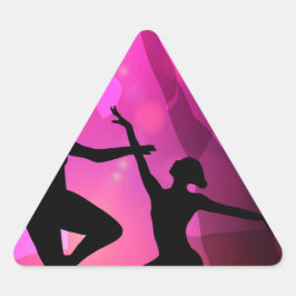 Adesivo Triangular Bailarinos de Ballet