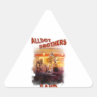 Adesivo Triangular banda dos irmãos Allbot/Reparo de Saucer do Bob