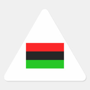 Adesivo Triangular Bandeira Afro-Americana