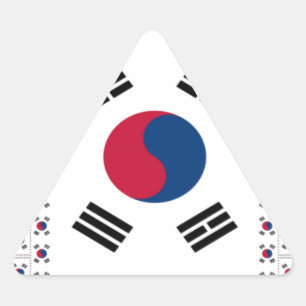 Adesivo Triangular Bandeira Coreana Diagonal Bonita: Uma Arte Infinit