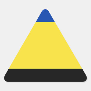 Adesivo Triangular Bandeira de Güéldria