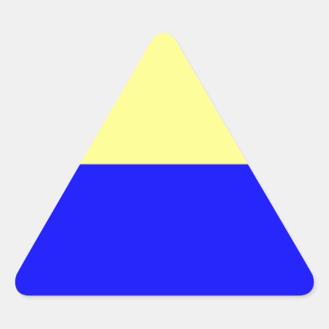 Adesivo Triangular Bandeira de Zandvoort (Frente)