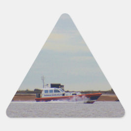 Adesivo Triangular Barco Piloto de Harwich Haven