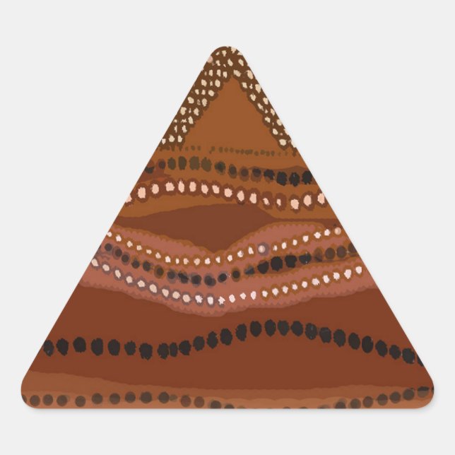 Adesivo Triangular Batik Caribenho - Pequeno (Frente)