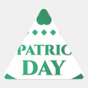 Adesivo Triangular beije-me, sou irlandês