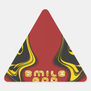 Adesivo Triangular Bênção de Acima: Saudação Espiritual do Amor de De