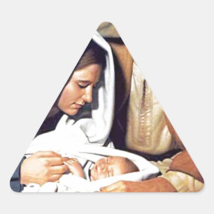 Adesivo Triangular bíblia fé Jesus Cristo inspirador orar oração