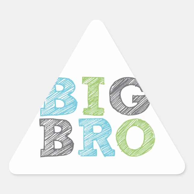 Adesivo Triangular Big Bro (Frente)