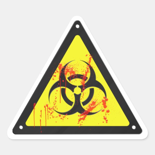 Adesivo Triangular Bioperigo (Frente)