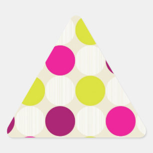 Adesivo Triangular bolinhas