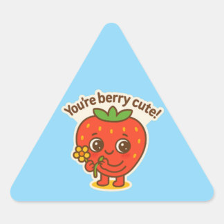 Adesivo Triangular Botão Bonito Berry