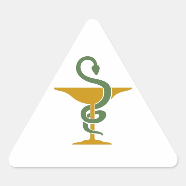 ADESIVO TRIANGULAR BOWL OF HYGEIA (Frente)