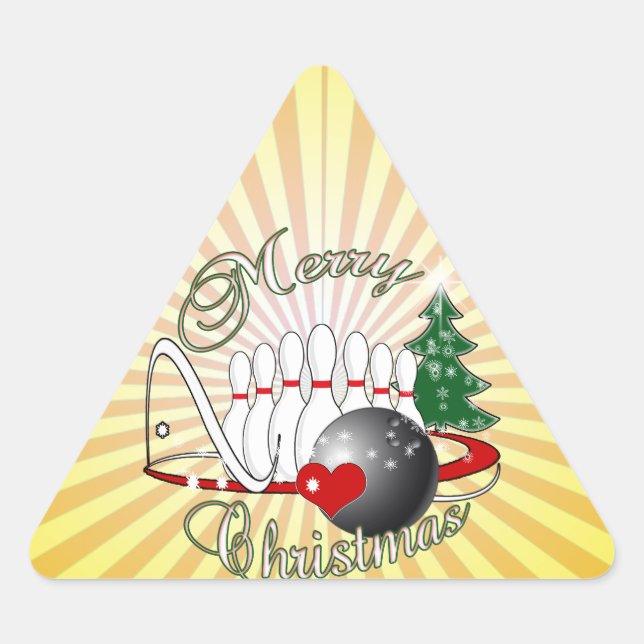 ADESIVO TRIANGULAR BOWLER/NATAL DE BOLICHE (Frente)