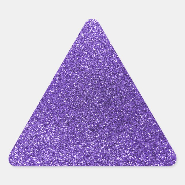 Adesivo Triangular Brilho roxo (Frente)