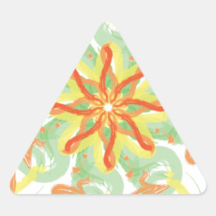 Adesivo Triangular Brush Burst